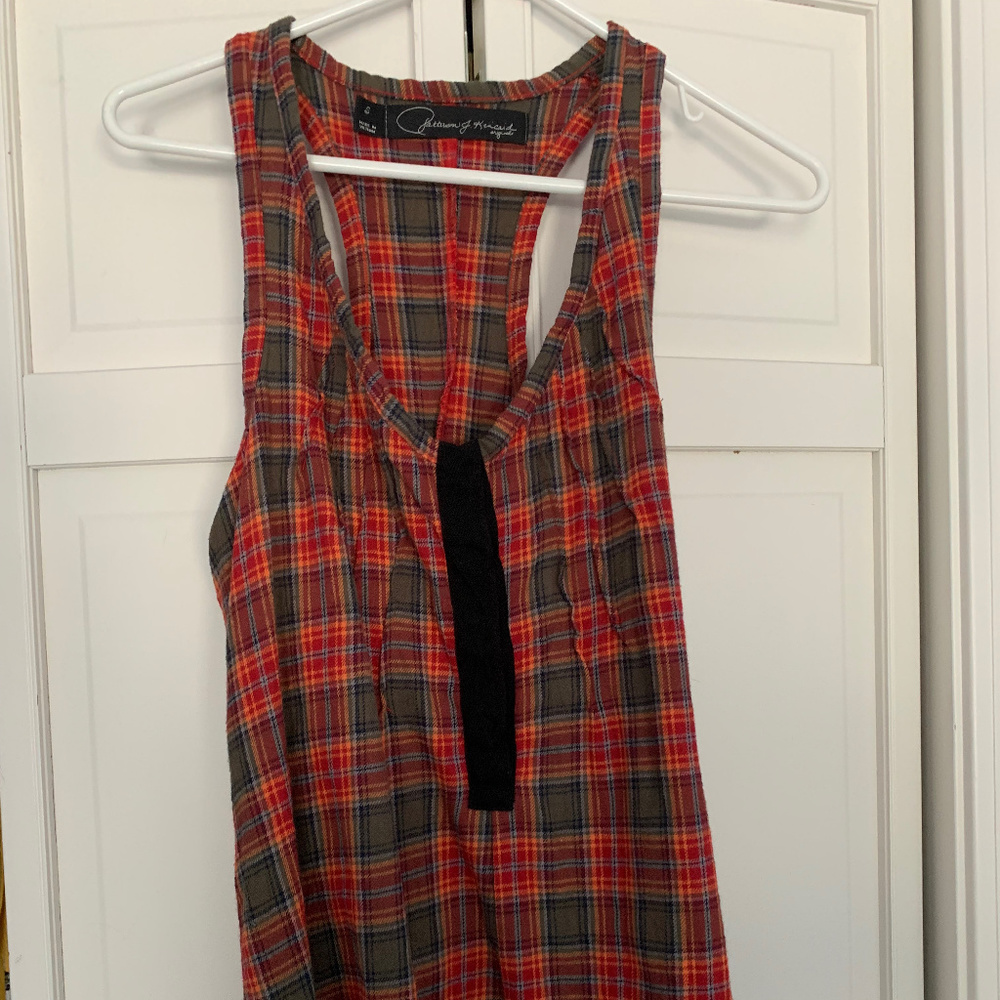 Patterson J. Kincaid Plaid Tank (S)